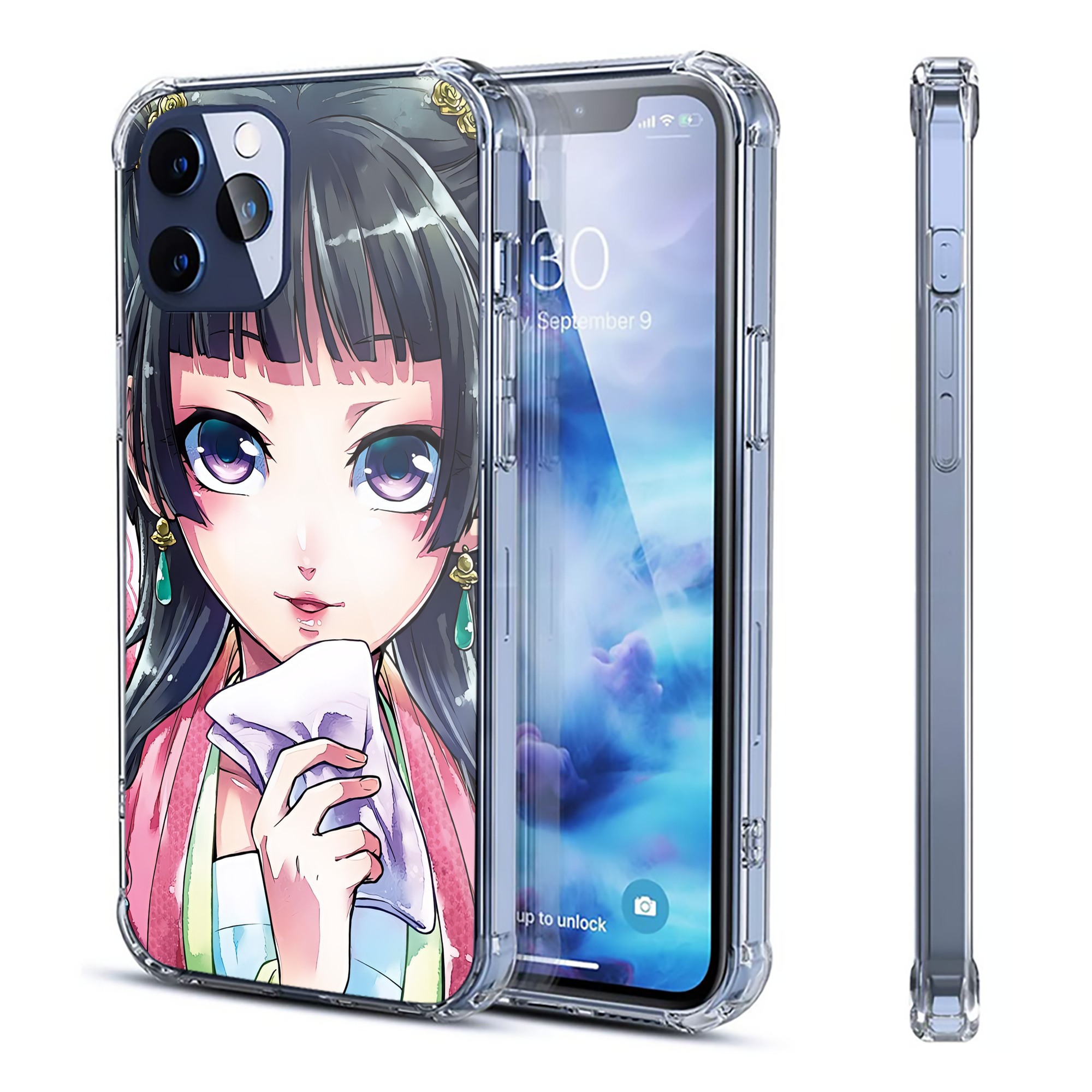 （画像用） 薬屋のひとりごと The Apothecary Diaries 【iPhone 12シリーズ対応】透明スマホケース（クリアソフトケース）